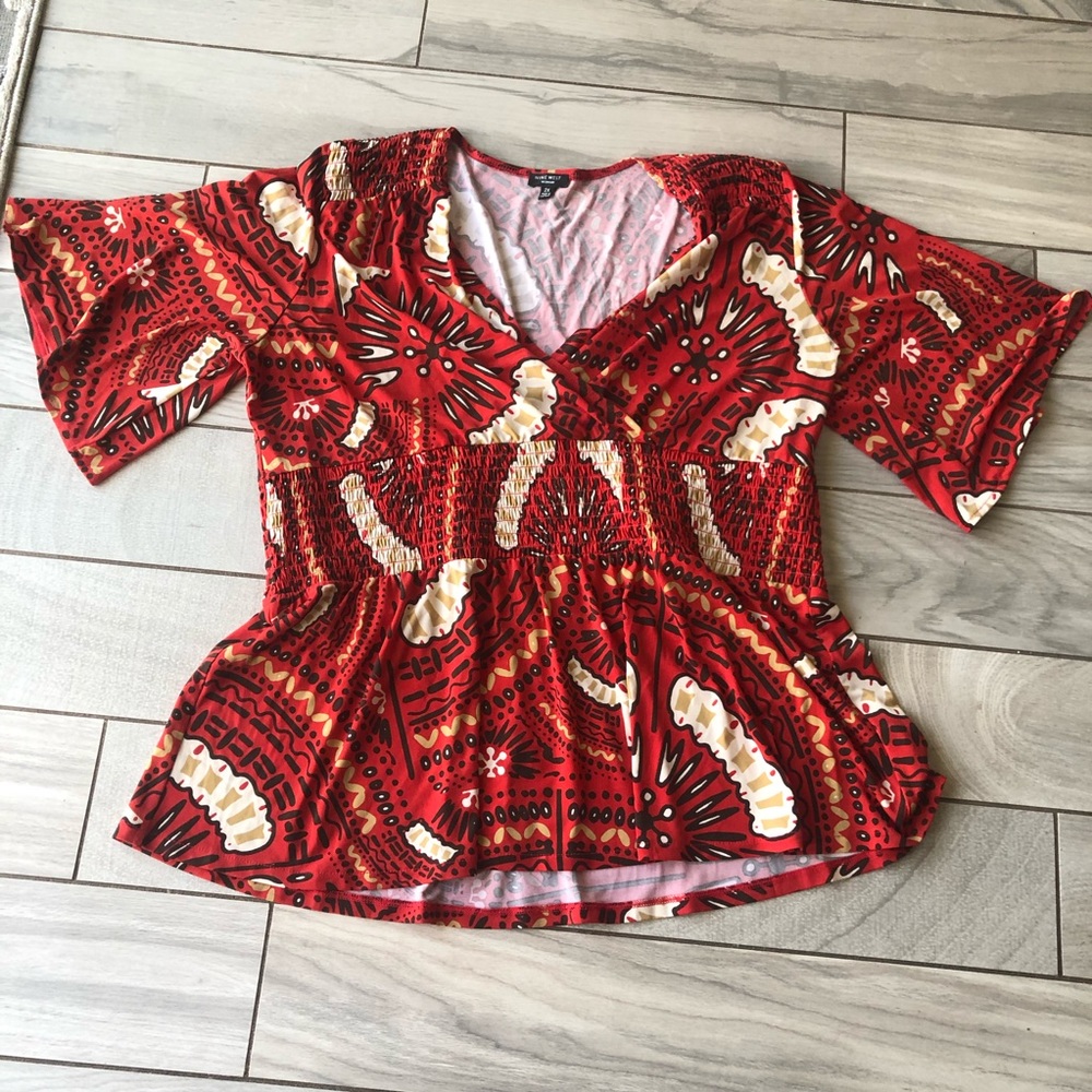 Nine west beautiful and funky blouse 2x